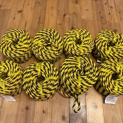 【8個SET】新品未使用 標識ロープ 7x50m トラロープ 8ロールの画像
