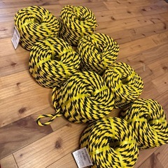 【8個SET】新品未使用 標識ロープ 7x50m トラロープ 8ロールの画像