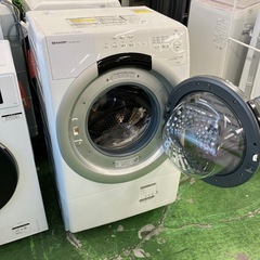 SHARP ドラム式洗濯乾燥機 ES-S7J-WR 2024年製の画像