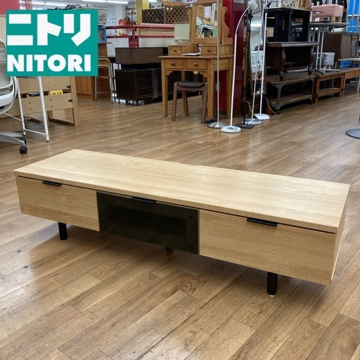 S133 ⭐ ローボード テレビ台 エトナ140LB LBR 幅140cm USED 綺麗