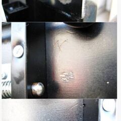 ①会議テーブル　フラップ式　オフィスデスク　FT460M　幅150㎝　ミーティングテーブル　ワークテーブル　会議机　幕板　キャスター付き　の画像