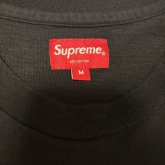 ✨美品✨ Supreme ロングスリーブ Tシャツ 黒 M 縦ロゴの画像