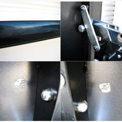 ⑧　会議テーブル　フラップ式　オフィスデスク　FT460M　幅150㎝　ミーティングテーブル　ワークテーブル　会議机　幕板　キャスター付きの画像