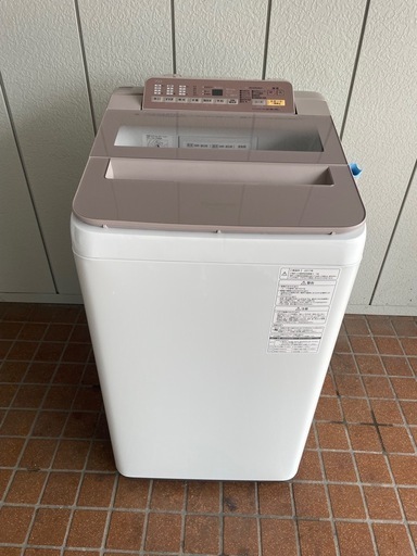 panasonic 7kg  洗濯機 2017年製.動作確認済み