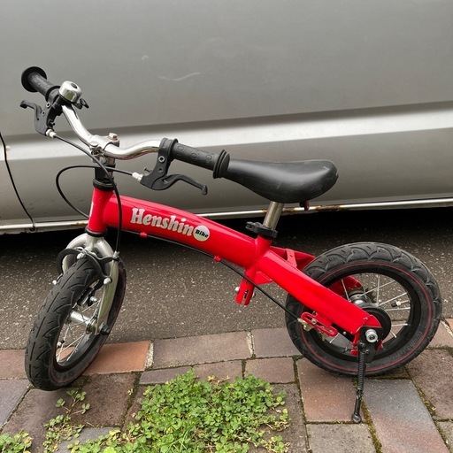 へんしんバイク　3〜6歳用　自転車　レッド