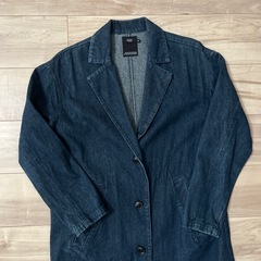 【美品】AZULデニムロングコートMの画像
