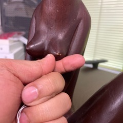 南国の女性像　木彫りの画像