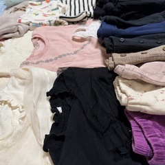 女の子 秋冬服80サイズまとめ売りの画像