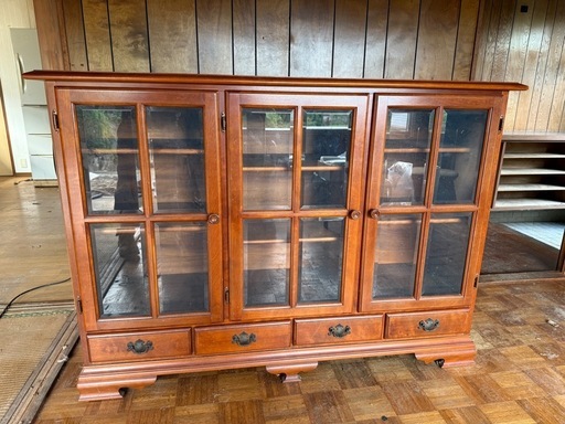 【GO-1216】キャビネット サイドボード ディッシュボード 食器棚 昭和レトロ