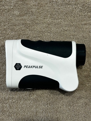 peakpulse ゴルフ 距離計 ゴルフ用 距離測定器 光学6倍望遠 660yd対応 旗竿ロック スロープ補正 高低差機能 IP54防水 収納ケース付き