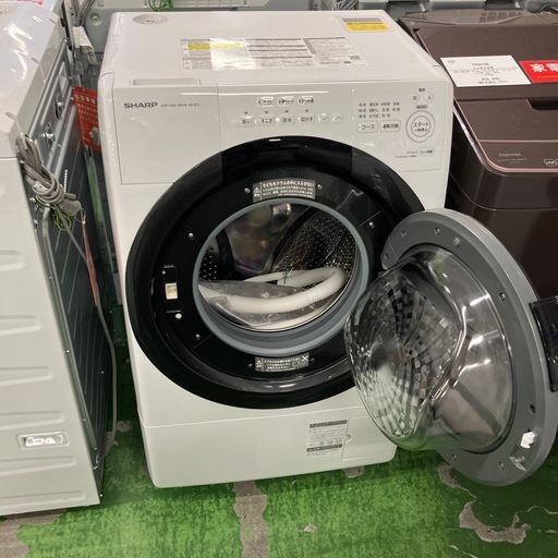 SHARP ドラム式洗濯乾燥機 ES-S7H-WR 2023年製