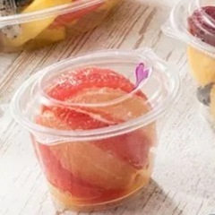 値下げ！クリーンカップ150角350BS+蓋　50セットの画像