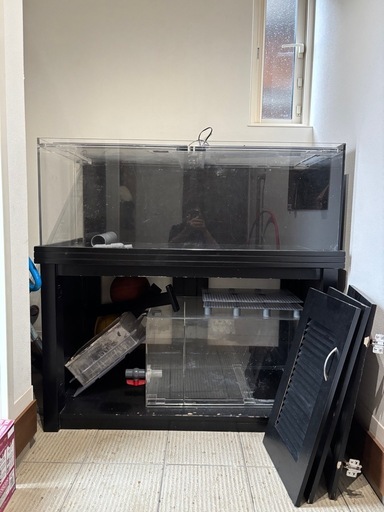 受取先決まりました。オーバーフロー水槽セット