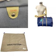 ルイヴィトン LOUIS VUITTON ボストンバッグ モノグラムパシフィック キーポル バンドリエール45 M43855 ブルーの画像