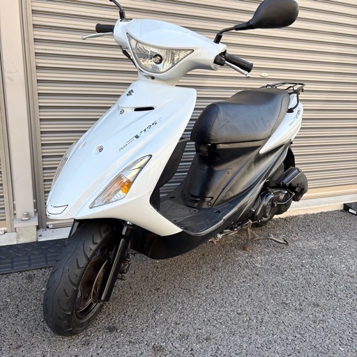 4260.低走行で即戦力　アドレスv125s シート新品　千葉県柏市　即日配送、自走引き取りも可能