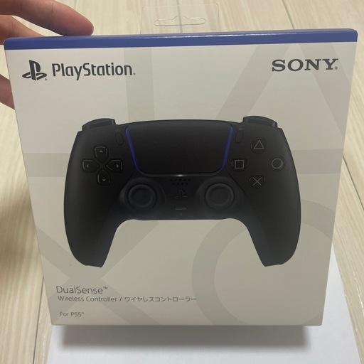 純正品　PS5 Sony ブラックワイヤレスコントローラー