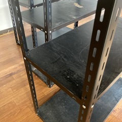 中古　スチールラック3個セット　スチール
棚の画像