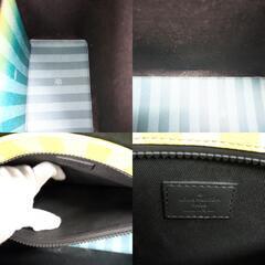 ルイヴィトン LOUIS VUITTON トートバッグ ダミエ ストライプ ウィークエンド トート PM 2WAYショルダーバッグ M59919 グリーンの画像