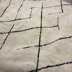 ニトリ洗えるラグ200✖️240の画像