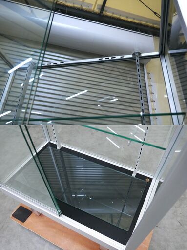 コレクションケース 12/19中野直販】≪zyt2454ジ≫ 4面ガラスショーケース 幅75cm 高