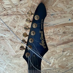 エレキギター🎸AriaProIIMagnaアリアプロ楽器ソフトケース付き器材青茶色の画像