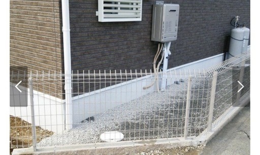 新品　アルミメッシュフェンス　60cm 支柱・金具セット　1枚