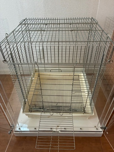 鳥、インコ、爬虫類用のケージ+アクリルケース 