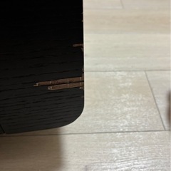 黒ガラステーブルの画像