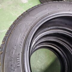 155/65R14　スタッドレスタイヤ４本セット　GOODYEAR ICENAVI6　2019年製　7部山の画像