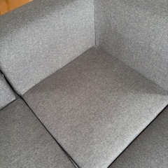 カバーリングローソファ3点セットの画像