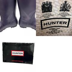 186000 HUNTER ハンター ロングレインブーツ W23499  38 パープル [0000000000866]の画像