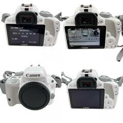186000 現状品 canon キャノン EOS Kiss x7  KISSX7WH-WLK2 DS126441 EF40mm 1:2.8 STM EF-S 18-55mm 1:3.5-5.6 IS STM  ホワイト [0000000000869]の画像