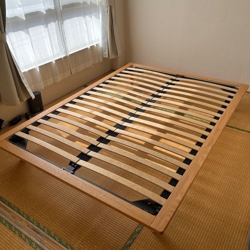 無印良品 木製ベッドフレーム ダブル オーク