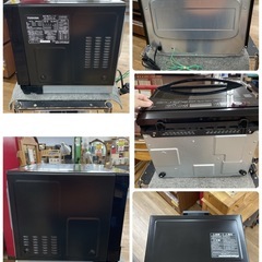 R721 ☀️TOSHIBA オーブンレンジ 石窯ドーム （26L / ヘルツフリー / 角皿付き）19年製 ER-SD70 ⭐ 動作確認済 ⭐ クリーニング済の画像