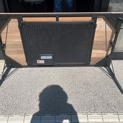 こたつ付きローテーブル木目調の画像