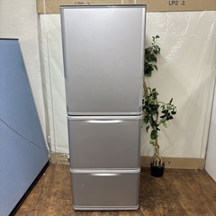 I649 🌈 ジモティー限定価格！ SHARP 冷蔵庫（350L 左右両開き） ⭐ 動作確認済 ⭐ クリーニング済の画像