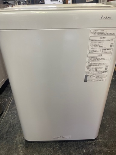 【中古】¥13,000 パナソニック6k全自動洗濯機【II172】