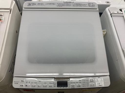 【愛品館江戸川店】保証充実　シャープ　2021年製　8.0kg全自動洗濯乾燥機　ES-PX8E-W