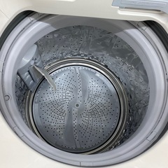 【愛品館江戸川店】保証充実　シャープ　2021年製　8.0kg全自動洗濯乾燥機　ES-PX8E-Wの画像