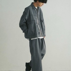 WYM LIDNM HEAVY OZ ワイドデニムセットアップの画像