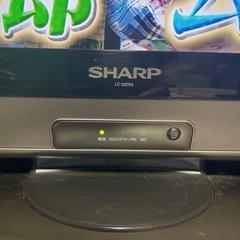 シャープ　３２型ブルーレイ内蔵テレビの画像