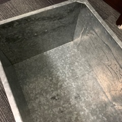 希少　昭和のブリキ　収納　衣装ケースの画像