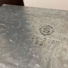 希少　昭和のブリキ　収納　衣装ケースの画像