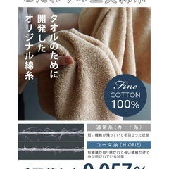 未使用品⭐️ ヒオリエ 高級 今治タオル　バスタオルの画像