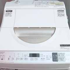 (送料無料) 洗濯・乾燥機 洗5.5kg 乾3.5kg 温風で完全に乾かす Ag+イオンで消臭除菌 極美品 ⑦の画像