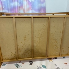 ベビーベッド　ツーオープン　敷き布団セット
の画像