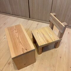 おままごと　椅子　テーブル　手作りキットの画像