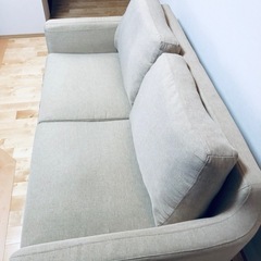 ニトリ2.5人掛けソファの画像