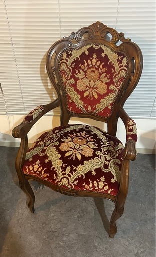 アンティークチェア ロココ調 ヴィンテージ椅子イス