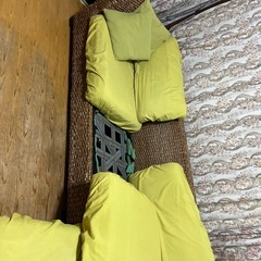 Ｌ字カウチ付き　　　　　　　　　　　　　  🫟3人掛けソファー🚚の画像